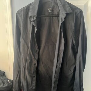 H&M Men's Black Shirt Jacket
